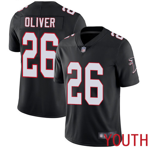 Atlanta Falcons Limited Black Youth Isaiah Oliver Alternate Jersey NFL Football #26 Vapor Untouchable